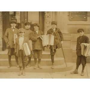  1912 child labor photo 3 P.M. Some of the boys at a busy 
