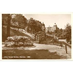   Postcard Union Terrace Gardens Aberdeen Scotland 