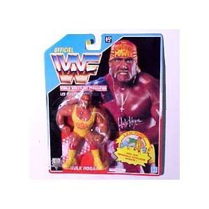  1991 WWF Hasbro Hulk Hogan Spanish Blue Card w/hulkaplex 