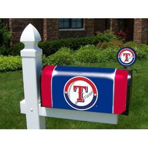  Texas Rangers Mailbox Cover and Flag