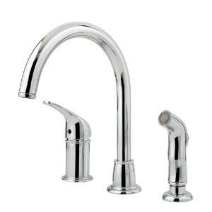  Price Pfister Wk1 680c Kitchen Faucet w/ Spray, Polished 