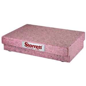 Starrett 80608 Crystal Pink Granite Surface Plate, Grade B Toolroom, 2 