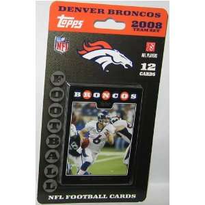  2008 Topps NFL Football Team Set   Denver Broncos 12 card 