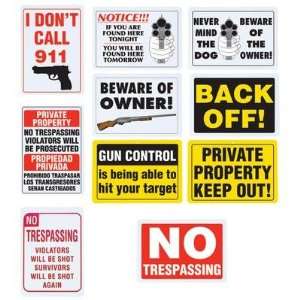  Diamond Plate™ 10pc Sign Set 