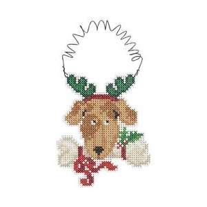  Janlynn Holiday Wizzers Reindeer Puppy Counted Cross 