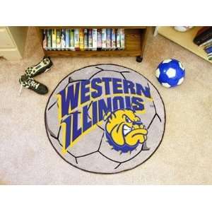  Western Illinois WIU Leathernecks Soccer Ball Shaped Area 