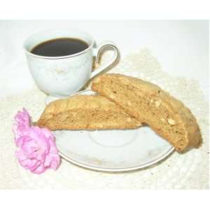 pieces Unfrosted COFFEE CASHEW Biscotti  Grocery 