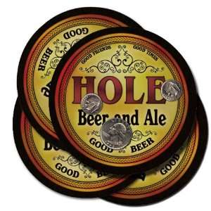 Hole Beer and Ale Coaster Set 