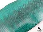   New Genuine Sea Snake Skin Leather Hide Pelt Green Grade A 4x70 cm