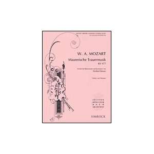   Trauermusik, K. 477 (arr. Heribert Breuer) Musical Instruments