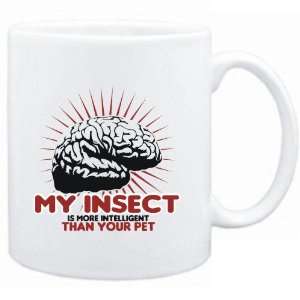 Mug White  My Insect is more intelligent than your pet  Animals 