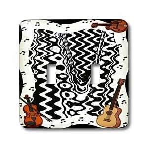 Patricia Sanders Creations   Music Abstract Art   Light Switch Covers 
