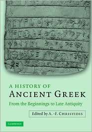 History of Ancient Greek From the Beginnings to Late Antiquity 
