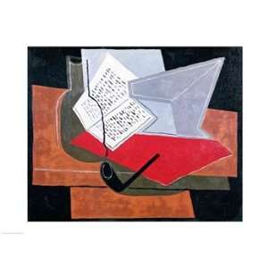 Bowl and Book   Poster by Juan Gris (24x18)
