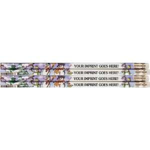  Imprinted Snowman Segment Pencils No.2 Lead   720 Minimum 