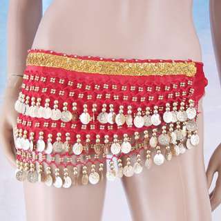 Childrens Belly Dance skirt Hip Scarf Costumes H2654R  