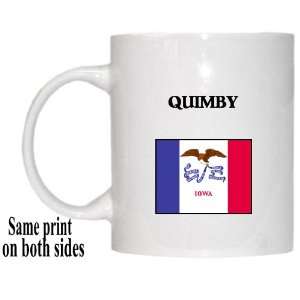  US State Flag   QUIMBY, Iowa (IA) Mug 