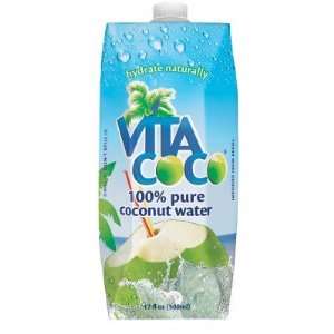   Pure Coconut Water, Natural, 17oz (12 pack)