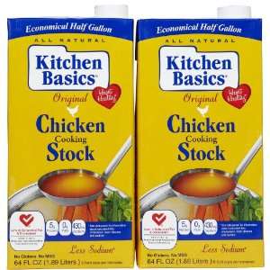 Kitchen Basics Chicken Stock, 64 oz, 2 Grocery & Gourmet Food