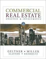 Commercial Real Estate Analysis and Investments, (0324305486), David M 