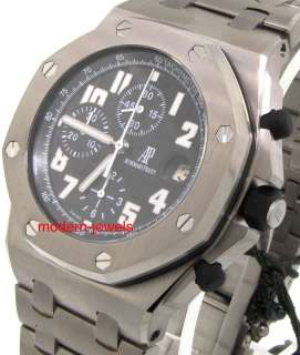 Audemars Piguet RoyalOak Offshore Black Dial Titanium   