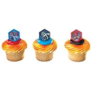  Power Rangers Jungle Fury Cupcake Rings 12 Pack Toys 