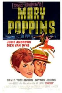 Disney MARY POPPINS Original Vintage Movie Poster 1964  