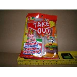  take out gummies, burger, pizza, 2.72 oz, 5 pack 