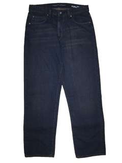 Nautica Mens True Fit Denim Jeans Dark Wash Blue WT *  