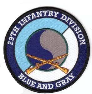 29th Infantry Division with Rifles Patch  