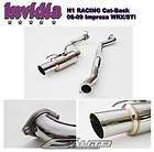   Racing 101mm Stainless Tip Catback Exhaust WRX GHE STi GRF 08+ Wagon