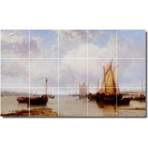 James Webb Ships Shower Tile Mural 20  12.75x21.25 using (15) 4.25x4 