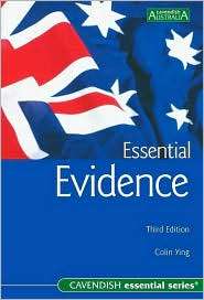   Evidence, (1876905352), Colin Ying, Textbooks   