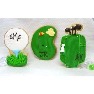  Personalized Golf Cookie Wedding Favors 