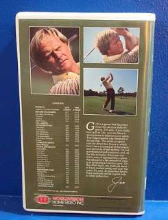 1983 JACK NICKLAUS Golf My Way VHS Tape /// 2 HOURS  