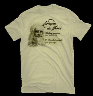 Leonardo Da Vinci T Shirt Blinding Ignorance Quote  