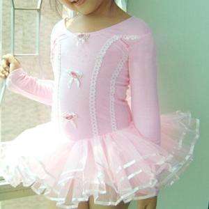 NWT Girls Tutu Dance Ballet Dress Leotards Pink 2T 6T  