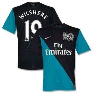 11 12 Arsenal Away Jersey + Wilshere 19 