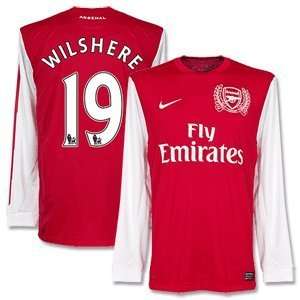    11 12 Arsenal Home L/S Jersey + Wilshere 19