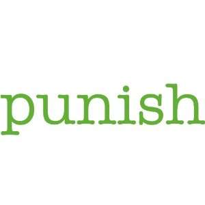  punish Giant Word Wall Sticker