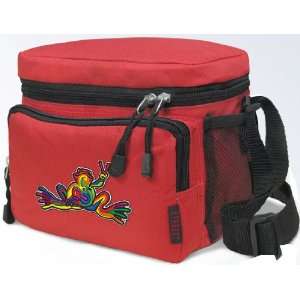  Peace Frog Lunch Box Red