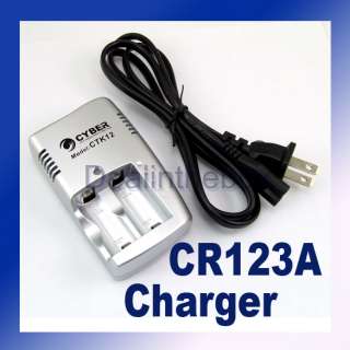 Charger for 3.0/3.7V CR123A 17335 Rechargeable Battery  