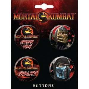  Mortal Kombat Finish Him Fatality Button Set 81760BT4 
