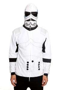 Star Wars Imperial Storm Trooper Mask Hoodie Cosplay L XL 2X Hot Topic 