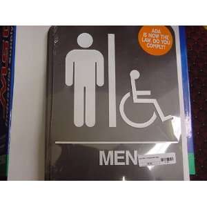  ADA Approved  Men / Wheelchair Accessible  Sign 