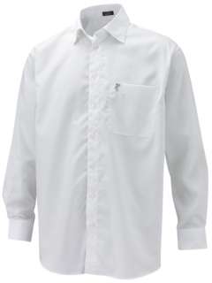   Long Sleeve Regular Fit Plain Work Office Shirt – Mens Formal Collar