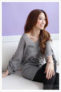 NECK TUNIC KNIT WEAR PULLOVER SWEATER DRESS S RY3114  