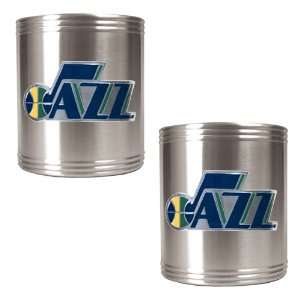  Utah Jazz 2pc Stainless Steel Can Holder Set Kitchen 