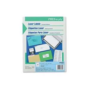   By Avery Consumer Produs   Laser Labels Address 1x2 5/8 3000 White