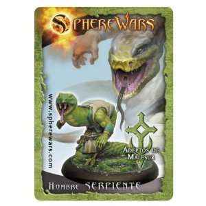    SphereWars Miniatures   Malesur Adepts Snakeman Toys & Games